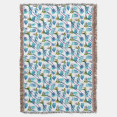 熱帯ロングテールハミングバード スローブランケット (正面縦)