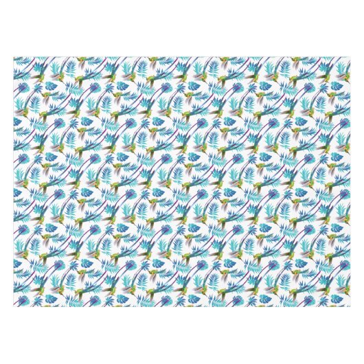 熱帯ロングテールハミングバード テーブルクロス (正面(横))