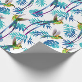 熱帯ロングテールハミングバード ラッピングペーパー (角)