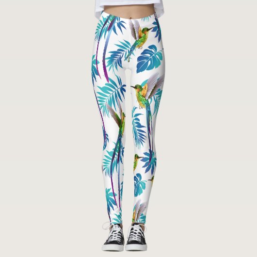 熱帯ロングテールハミングバード レギンス (正面)