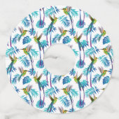 熱帯ロングテールハミングバード ワイングラスタグ (正面)