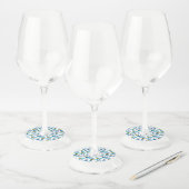 熱帯ロングテールハミングバード ワイングラスタグ (セット)