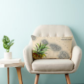 熱帯ヴィンテージのハワイ諸島のパイナップル地図 ランバークッション (椅子)