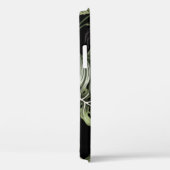 熱帯ヴィンテージの夜型クレーンの鳥、ヤシの木、バン Case-Mate iPhoneケース (裏面 / 右)