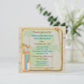 熱帯ヴィンテージゴルフパーティー大会招待状 招待状 (スタンド正面)