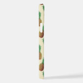 熱帯ヴィンテージパイナップル iPhoneケース (右側面)