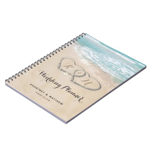 熱帯ヴィンテージビーチハートショアウェディングプランナー ノートブック (左側)