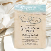熱帯ヴィンテージビーチ卒業パーティー 招待状