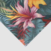 熱帯ヴィンテージフローラデカッペ紙 薄葉紙 (詳細)