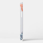 熱帯ヴィンテージ植物風景、ピンクパームトラ Case-Mate iPhoneケース (裏面 / 右)