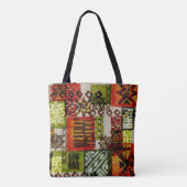 熱帯ヴィンテージ60年代ハワイアンバーククロス トートバッグ (裏面)