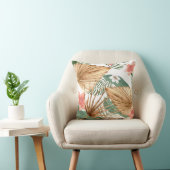 熱帯乾燥ヤシフローラ水彩 クッション (椅子)