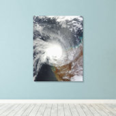 熱帯低気圧カルロス キャンバスプリント (インサイチュ (ウッドフロア))