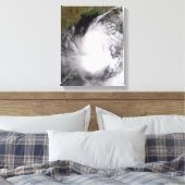 熱帯低気圧ナルギス キャンバスプリント (インサイチュ (寝室))