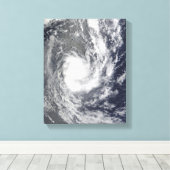 熱帯低気圧パット キャンバスプリント (インサイチュ (ウッドフロア))