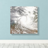 熱帯低気圧ビリー キャンバスプリント (インサイチュ (ウッドフロア))