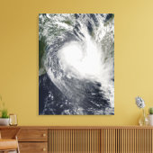 熱帯低気圧ボロエ キャンバスプリント (インサイチュ (リビング))