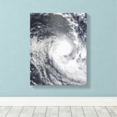 熱帯低気圧帯 キャンバスプリント (インサイチュ (ウッドフロア))