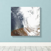 熱帯低気圧性ローレンス キャンバスプリント (インサイチュ (ウッドフロア))