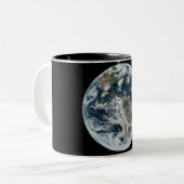 熱帯低気圧 – 宇宙ビュー西半球 ツートーンマグカップ (正面左)