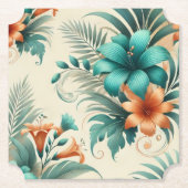 熱帯低虹色 ペーパーコースター (正面)