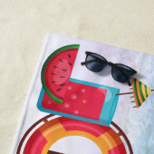 熱帯傘ビーチタオル ビーチタオル (インサイチュ)