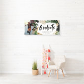 熱帯写真の卒業モダン表 横断幕 (インサイチュ)