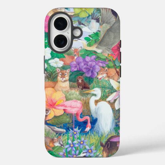 熱帯動植物IPhoneケース Case-Mate iPhoneケース (裏面)