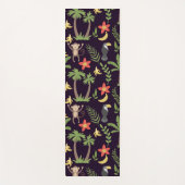 熱帯動物シームレスパターンモンキー&マコー ヨガマット (正面)