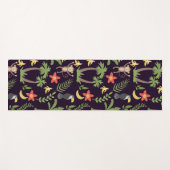 熱帯動物シームレスパターンモンキー&マコー ヨガマット (正面(横))