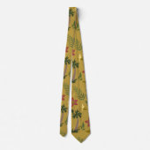 熱帯動物シームレスパターンモンキー, macaw ネクタイ (裏面)