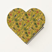 熱帯動物シームレスパターンモンキー， macaw ノートブック (裏面)