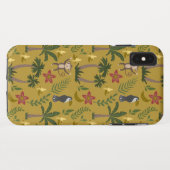 熱帯動物シームレスパターンモンキー, macaw Case-Mate iPhoneケース (裏面(横))
