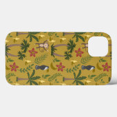熱帯動物シームレスパターンモンキー, macaw Case-Mate iPhoneケース (裏面 (横))