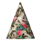 熱帯動物パターン パーティーハット (裏面)