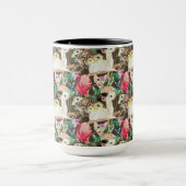 熱帯動物パターン マグカップ (中央)