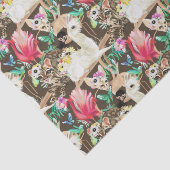 熱帯動物パターン 薄葉紙 (詳細)