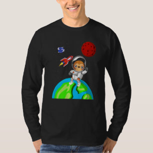 熱帯動物宇宙ロケット宇宙飛行士S Tシャツ