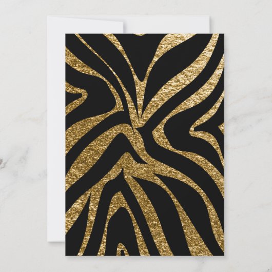 熱帯動物肌バウブル100th誕生日パーティー 招待状 (裏面)