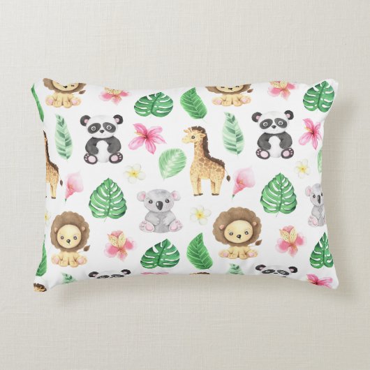 熱帯動物 アクセントクッション (正面)
