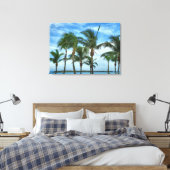 熱帯午後の手のひら キャンバスプリント (インサイチュ (寝室))