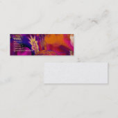 熱帯反射のプロフィール スキニー名刺 (正面/裏面)