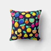 熱帯収穫パターン クッション (裏面)