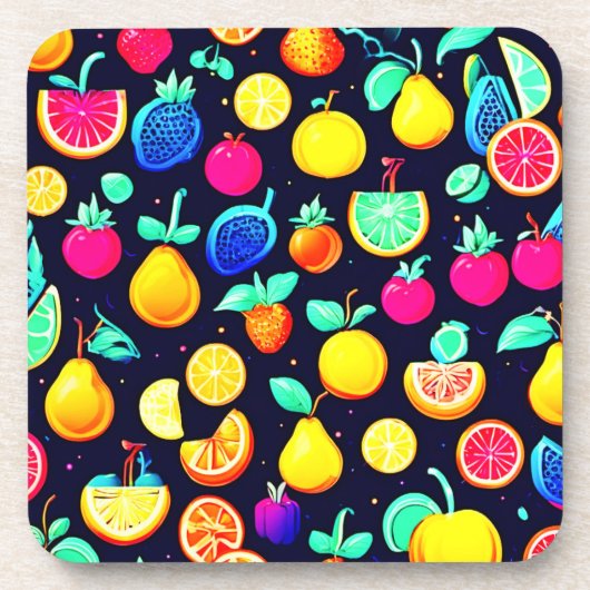 熱帯収穫パターン コースター (正面)