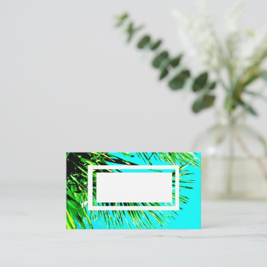 熱帯名刺カスタムテンプレート 名刺 (スタンド正面)