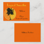 熱帯名刺 名刺 (正面/裏面)