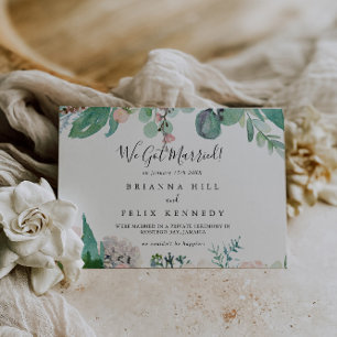 熱帯図解入りの、写真付きのカラフルフローラ飛翔 案内状