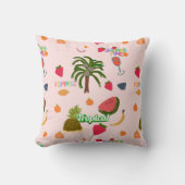 熱帯図解入りの、写真付きの装飾用クッション クッション (正面)