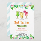 熱帯在庫バーの招待 招待状 (正面/裏面)