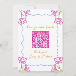 熱帯地中海のハネムーン基金QRコード カード